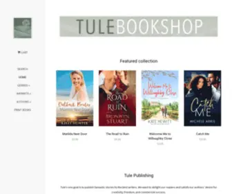 Tulepublishingshop.com(Tule Publishing) Screenshot