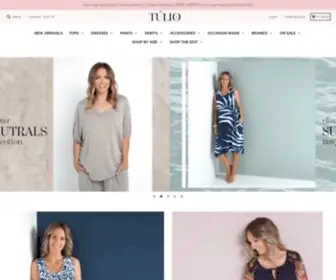 Tulio.com.au(Fresh and trendy fashion for women over 40) Screenshot