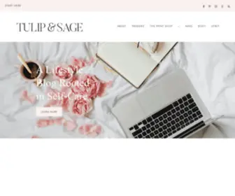 Tulipandsage.com(Tulip and Sage) Screenshot