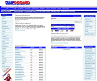 TulipDomains.com(Domain Names & Web Hosting) Screenshot