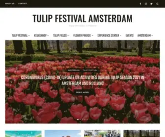 Tulipfestivalamsterdam.com(Tulip Festival Amsterdam) Screenshot