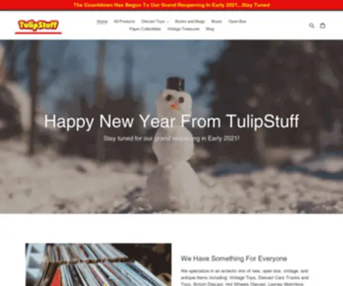 Tuliphomestuff.com(Collectibles, Books Music, Paper Memorabilia,Toys Diecast) Screenshot
