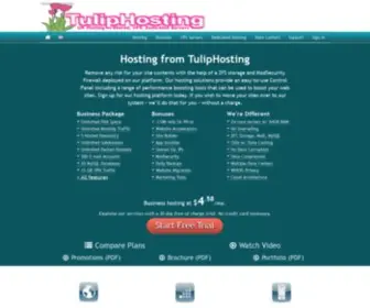 Tuliphosting.com(Hosting plans from $2.92 with an option to choose where to host your web) Screenshot