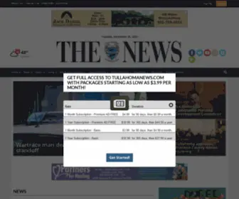 Tullahomanews.com(Local News in Tullahoma) Screenshot