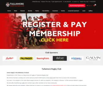 Tullamorerugby.com(Tullamore Rugby Club) Screenshot