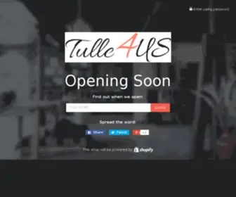 Tulle4US.com(Create an Ecommerce Website and Sell Online) Screenshot