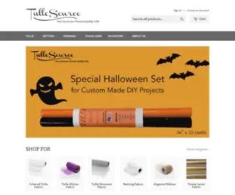 Tullesource.com(Bulk Tulle Fabric) Screenshot