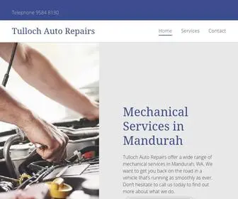 Tullochautorepairs.com.au(Mechanical services) Screenshot