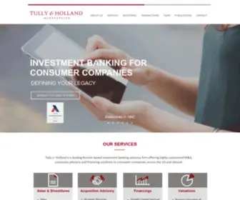 Tullyandholland.com(Tully & Holland) Screenshot