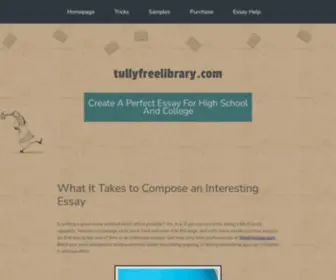 Tullyfreelibrary.com(Tully Free Library) Screenshot