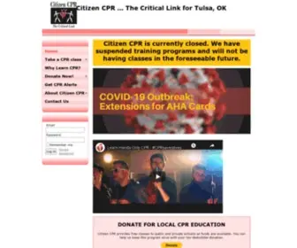 TulsacPR.com(Citizen CPR) Screenshot