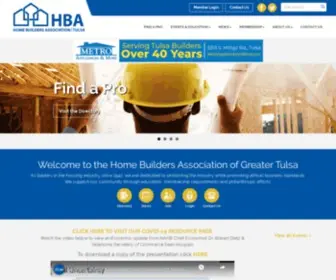 Tulsahba.com(HBA of Greater Tulsa) Screenshot