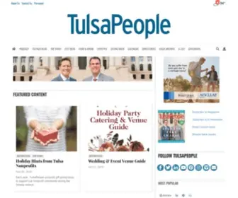 Tulsapeople.com(Telling Tulsa's Story) Screenshot