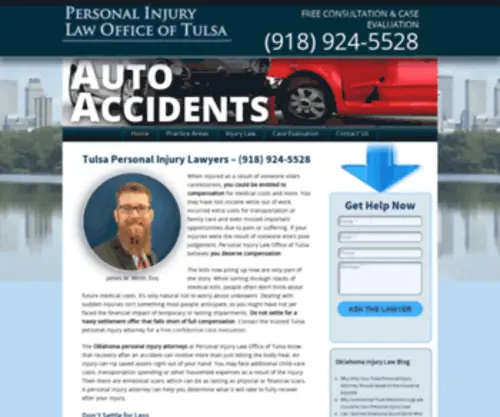 Tulsapersonalinjurylawyer.pro(Tulsa Personal Injury Lawyer) Screenshot