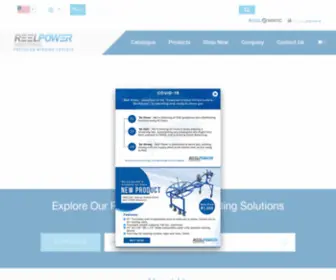 Tulsapower.com(Reel Power International) Screenshot