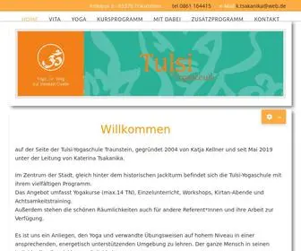 Tulsi-Yogaschule-Traunstein.de(Tulsi Yogaschule Traunstein) Screenshot