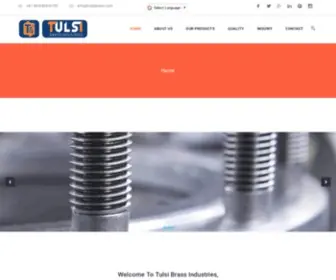 Tulsibrass.com(Brass Precision Turned Component Manufacture Brass Precision CNC Part) Screenshot