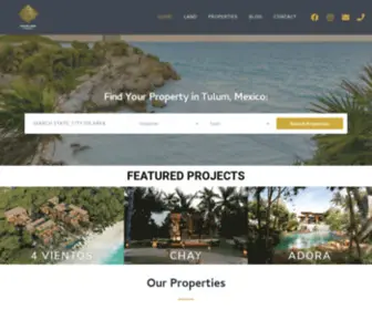 Tulumlandandproperty.com(Invest in Tulum) Screenshot