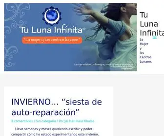 Tulunainfinita.com(La Mujer y los Centros Lunares) Screenshot