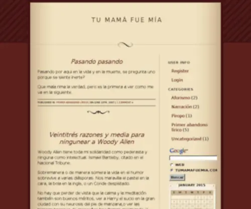Tumamafuemia.com(Tumamafuemia) Screenshot