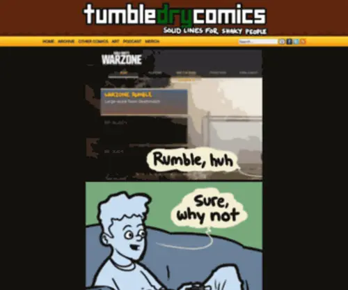 Tumbledrycomics.com(By Tyler Haas) Screenshot