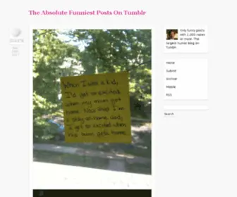 Tumblefunny.com(The Absolute Funniest Posts) Screenshot