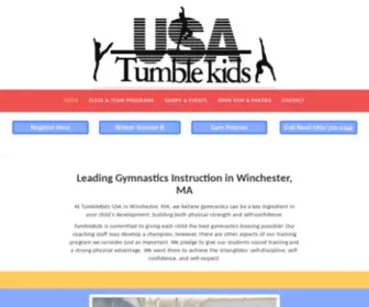 Tumblekidsusagym.com(Gymnastics Instruction) Screenshot