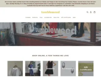 Tumbleweedboutique.com(Tumbleweed Boutique) Screenshot