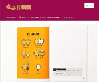 Tumbonaediciones.com(Tumbona Ediciones) Screenshot