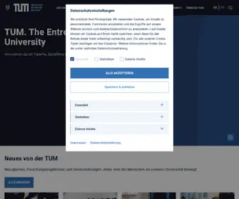Tum.de(Technische Universität München) Screenshot