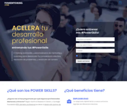 Tumentoring.com(Entrena tus Power Skills) Screenshot