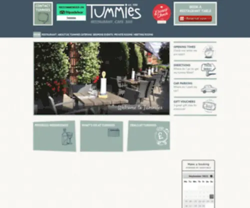 Tummies.net(Tummies restaurant) Screenshot