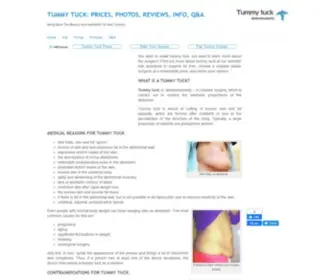 Tummy-Tuck-Abdominoplasty.com(Tummy Tuck) Screenshot