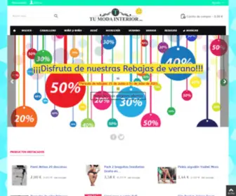 Tumodainterior.com(Tienda Online ropa interior Mujer y Hombre) Screenshot