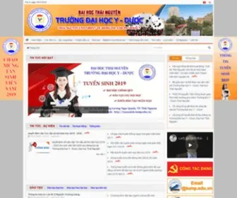 Tump.edu.vn(Trường Đại học Y) Screenshot