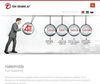 Tumtedarik.com(Tüm Tedarik AŞ) Screenshot