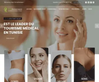 Tun-Esthetique.com(Chirurgie esthetique Tunisie pas cher) Screenshot