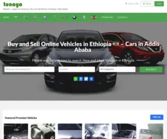 Tunayo.com(Buy and Sell Online Vehicles in Ethiopia) Screenshot