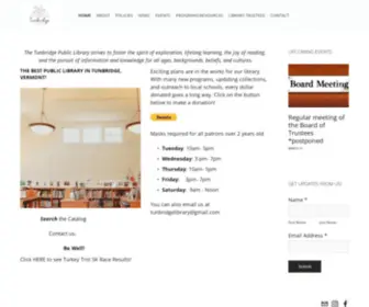 Tunbridgelibrary.org(Tunbridgelibrary) Screenshot