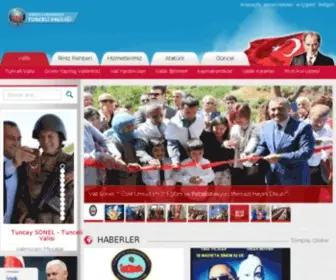 Tunceli.gov.tr(T.C. Tunceli Valiliği) Screenshot