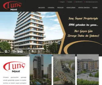 Tuncinsaat.com.tr(Tunç) Screenshot