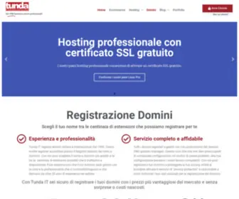 Tunda.it(Hosting Professionale) Screenshot