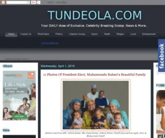 Tundeola.com(TUNDEOLA) Screenshot