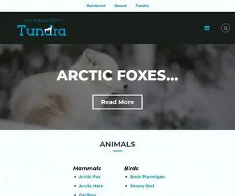 Tundraanimals.net(Tundra Animals) Screenshot