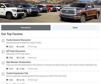 Tundratalk.net(Toyota Tundra Discussion Forum) Screenshot