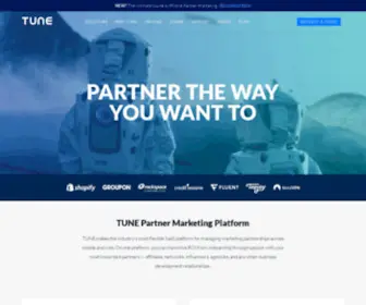 Tune.com(TUNE Partner Marketing Platform) Screenshot