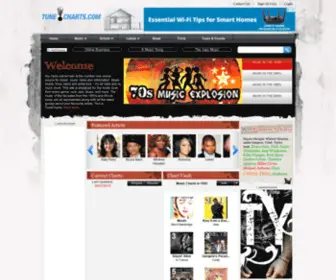 Tunecharts.com(Rock n Roll Music Charts) Screenshot