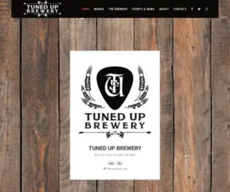 Tunedupbrew.com(Tuned Up Brewery) Screenshot