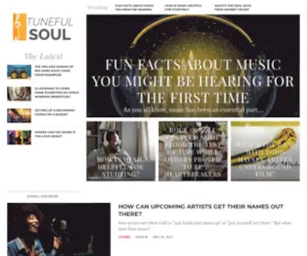 Tunefulsoul.com(Home page) Screenshot