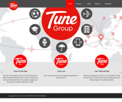 Tunegroup.com(Tune Group) Screenshot